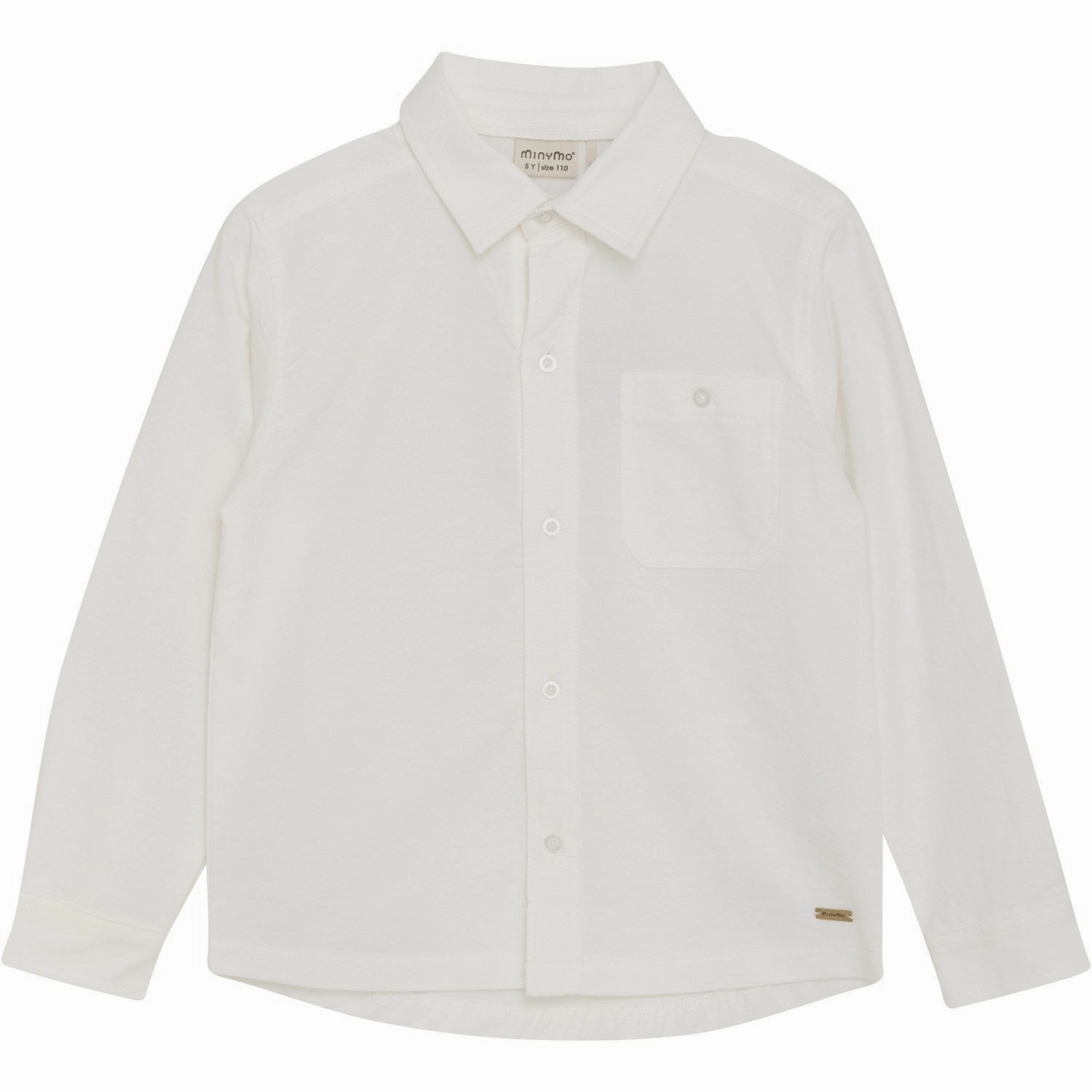 Minymo White Shirt Lightweight Construction Casual Comfort