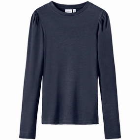 Asymmetrical Cut slim fit Name it Dark Sapphire Lilde Slim Blouse