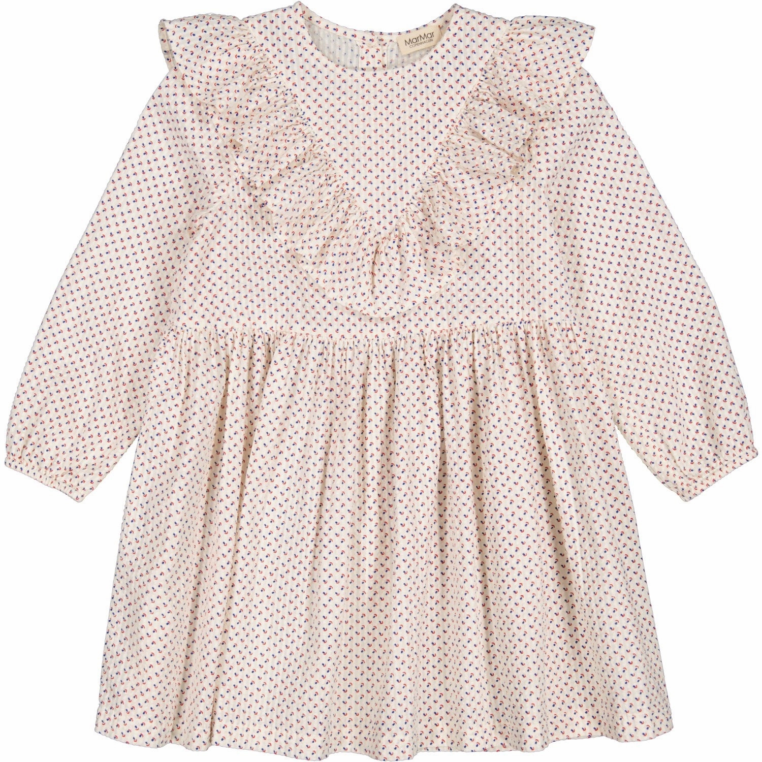 Subtle Edge Natural Texture MarMar Cotton Seersucker Vito Daljana Dress