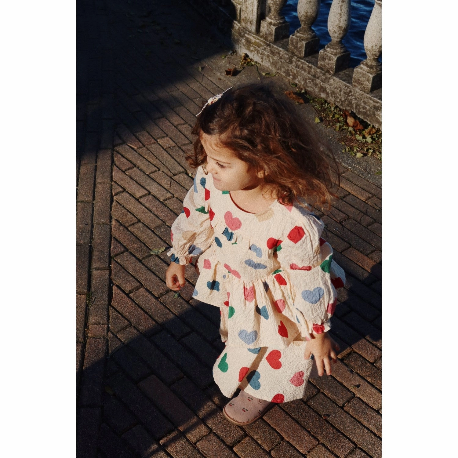 Konges Sl?jd Bon Coeur Colore Frappe Elin Frill Dress Gots Smart and Chic