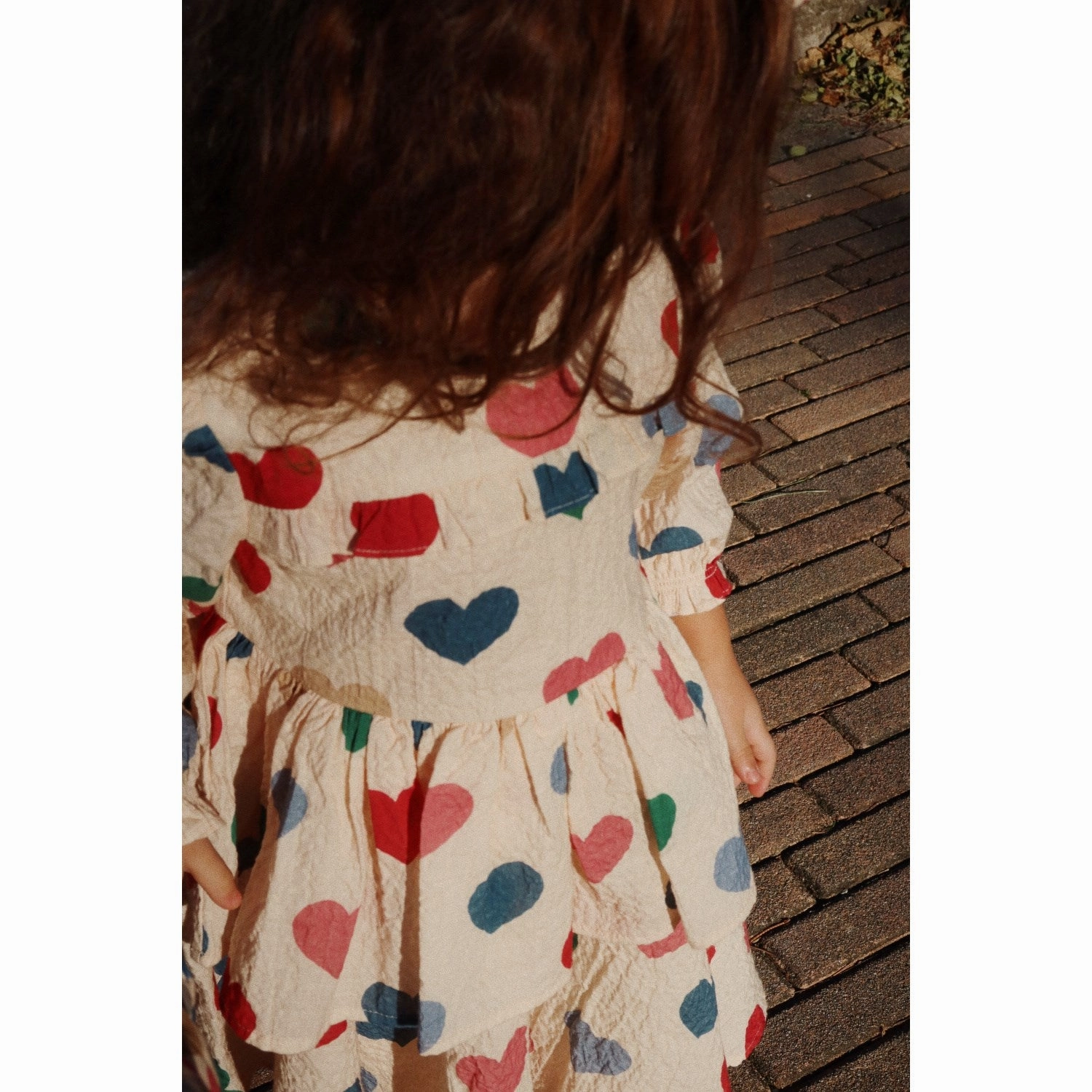 Daily Wear Go To Wear Konges Sl?jd Bon Coeur Colore Frappe Elin Frill Dress Gots