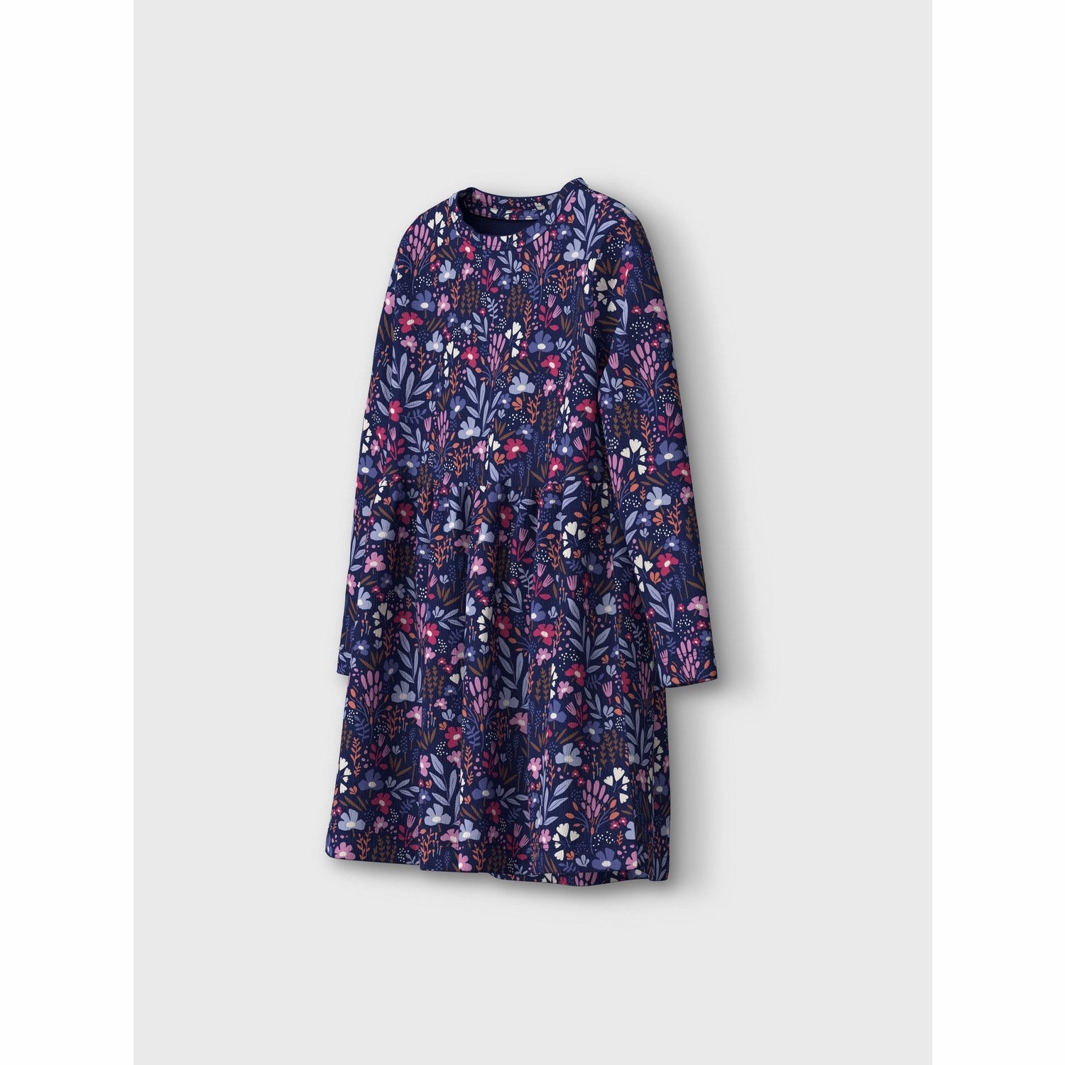 Name It Beacon Blue Nylisa Dress Timeless Line Matte-Lining