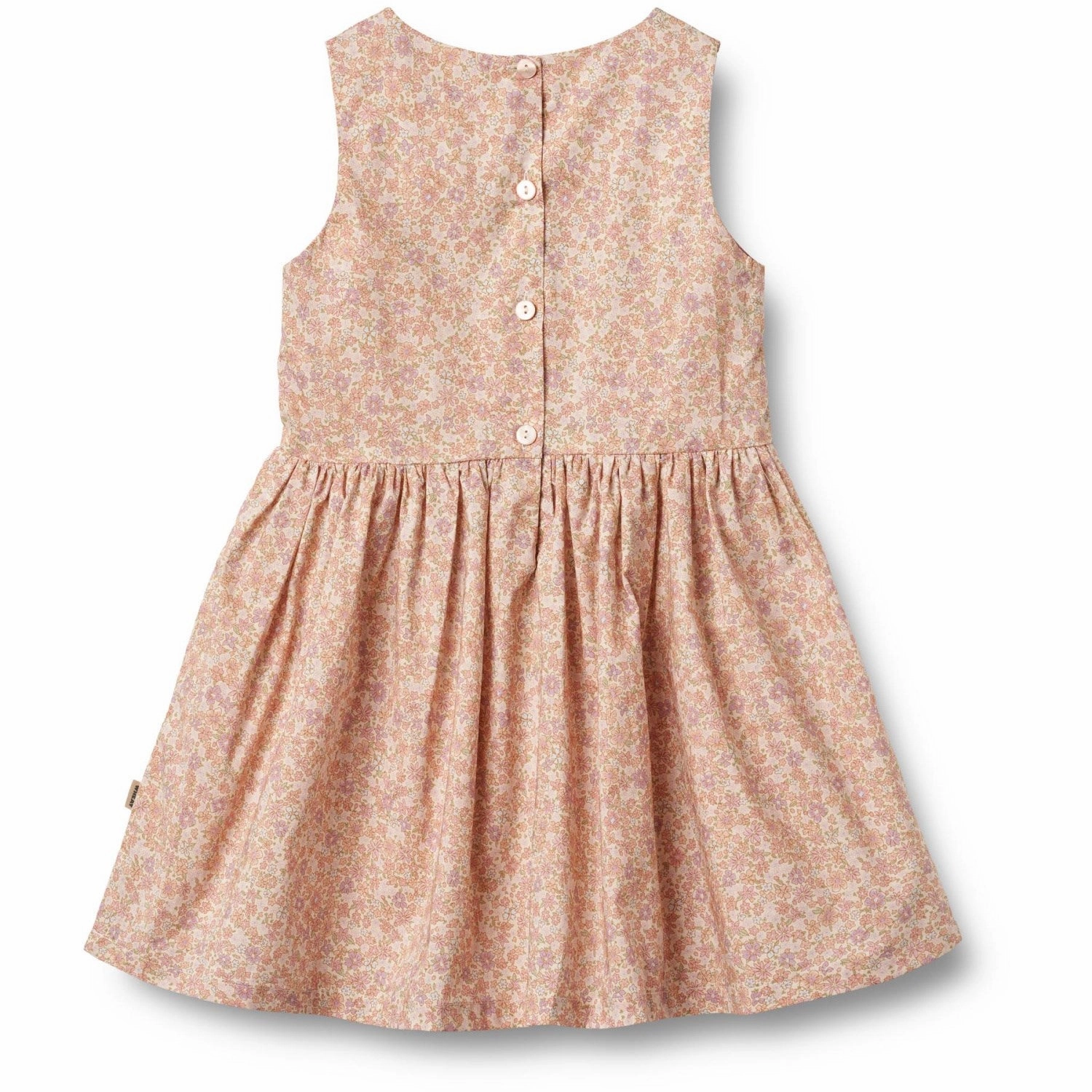 Farm Scene Gentle Look Wheat Lilac Flowers Dress Thelma