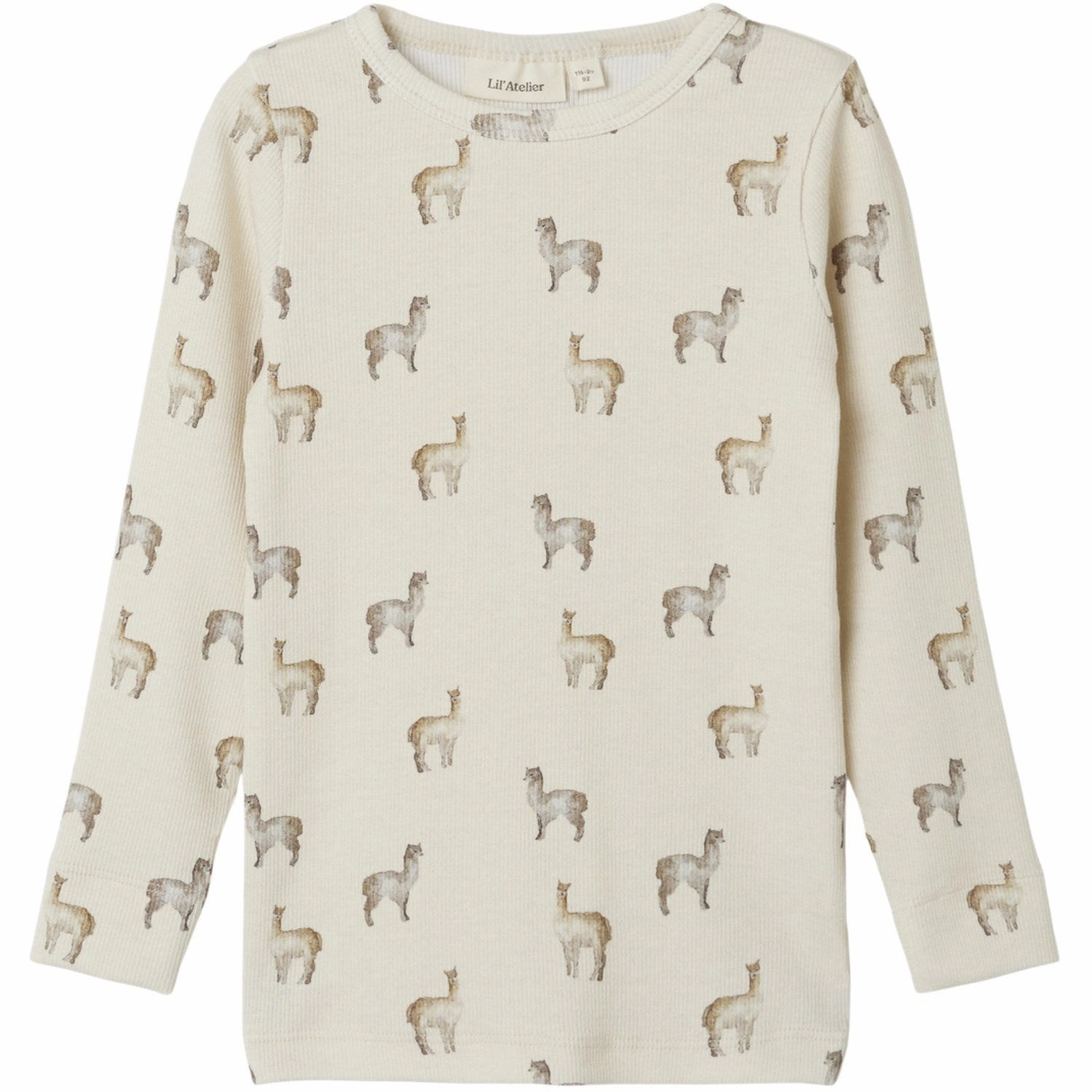 Lil'Atelier Birch Gavo Kim Slim Blouse Hooded Neckline