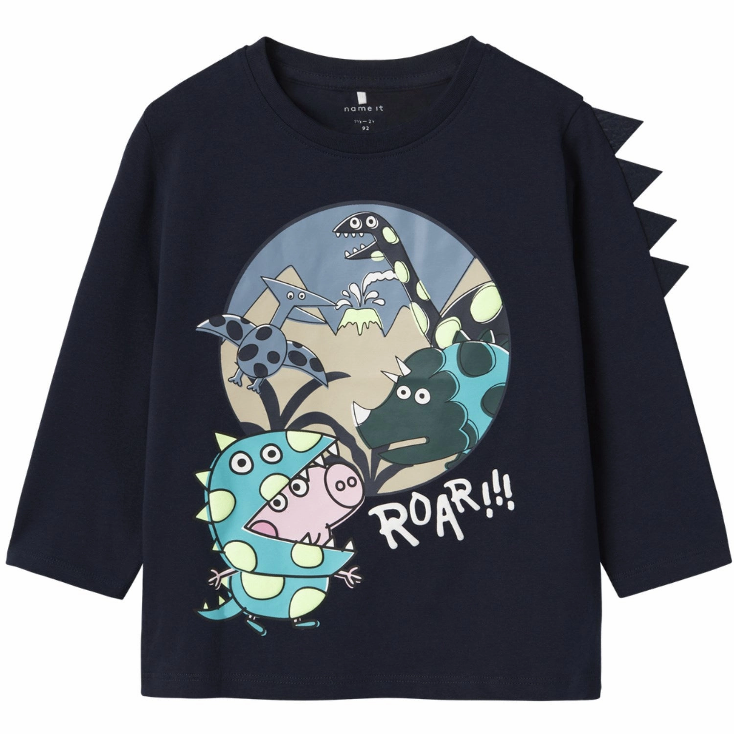 Name It Navy Blazer Fry Peppa Pig Regular Blouse Fade Resistant Workwear Style