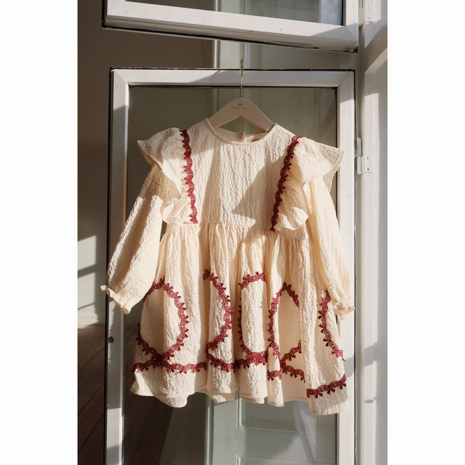 Konges Sl?jd Buttercream Fee Dress Gots Smooth Layering