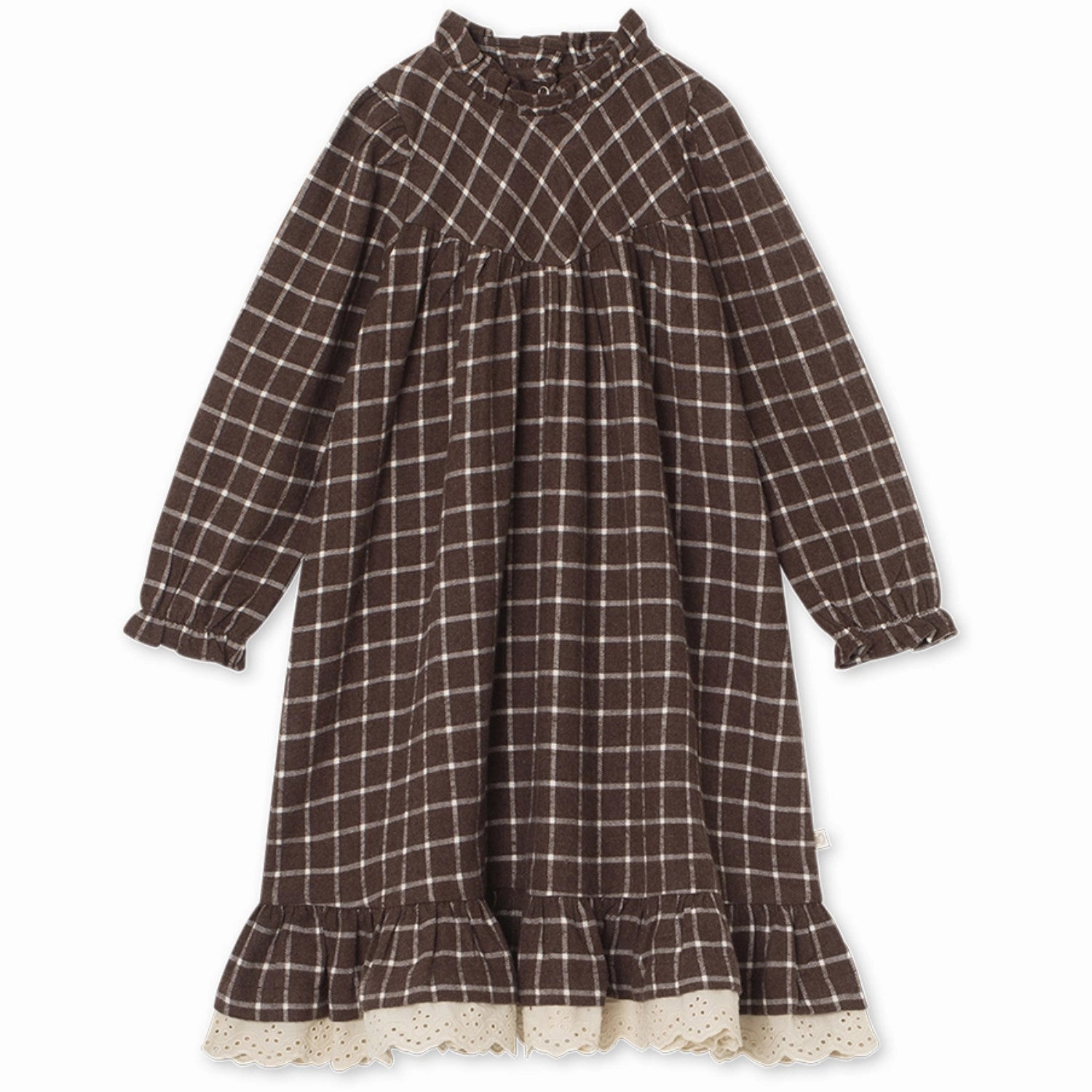 Timeless elegance That's Mine Dark Brown Melange Haya Dress