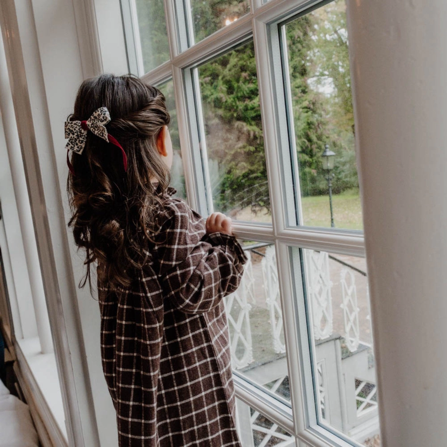 countryside Linen Chic That's Mine Dark Brown Melange Haya Dress