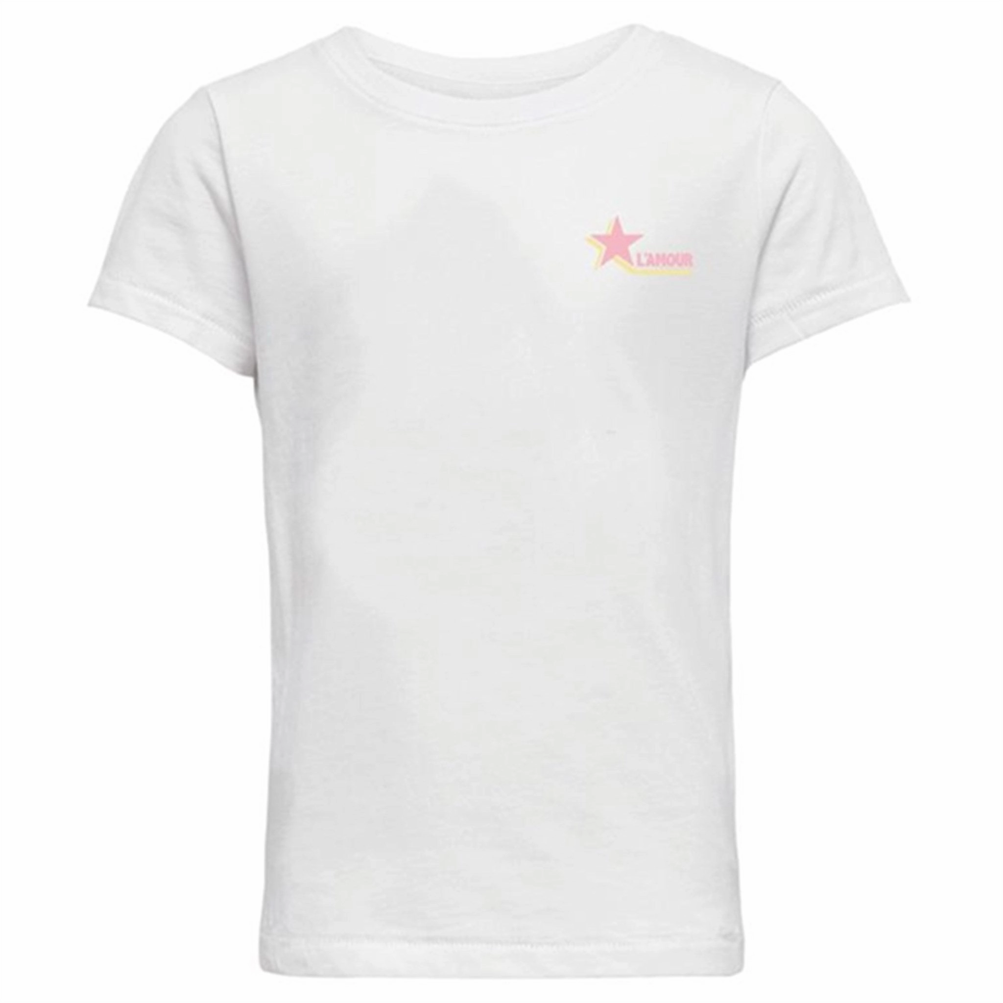 Active Outfit Oeko Tex Certified Kids ONLY Cloud Dancer Leni Fit Kindness T-Shirt