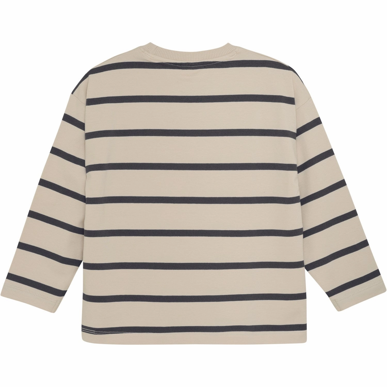 En Fant Ebony T-Shirt Ls Stripe Oversize Weekend Outing Seasonal Collection