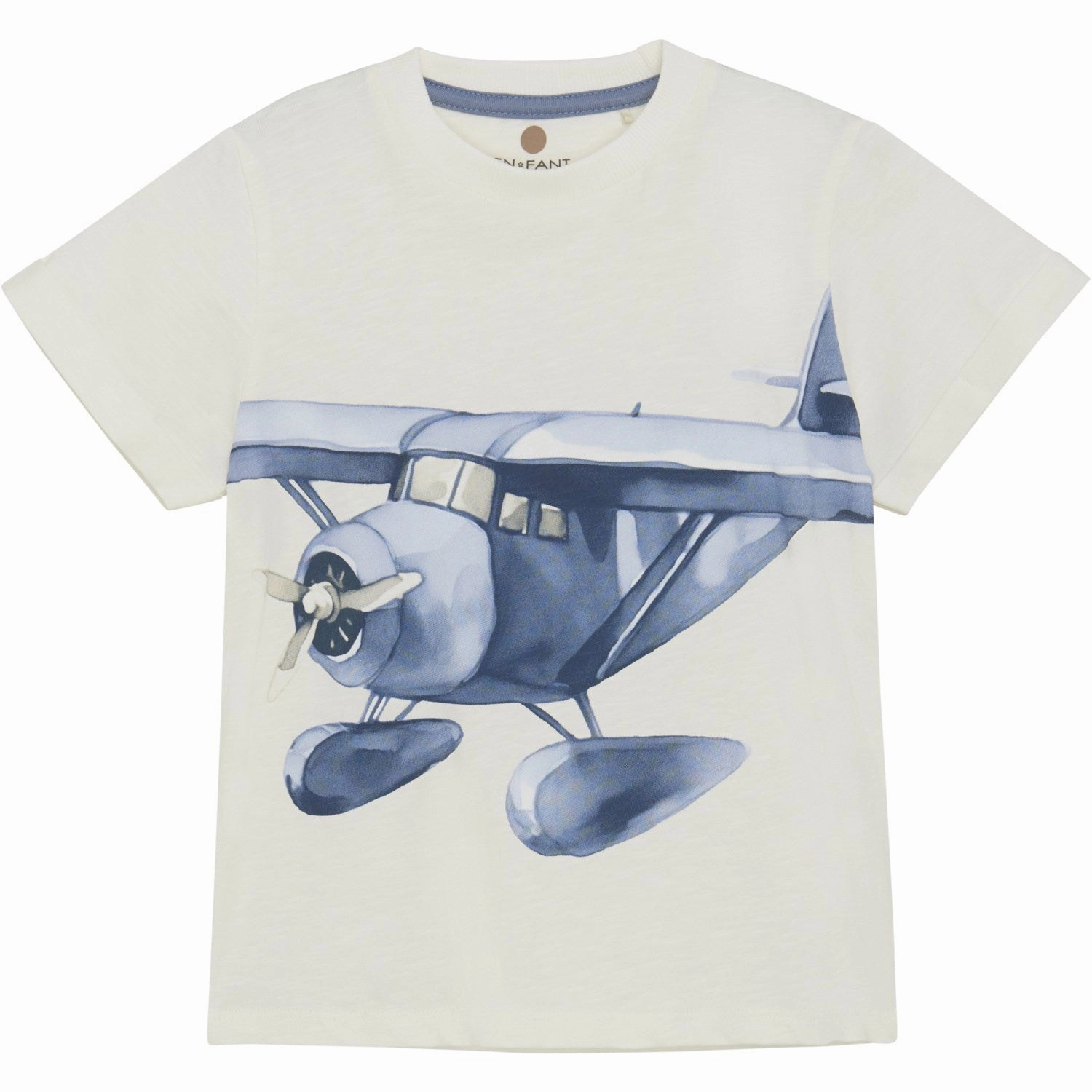En Fant Egret T-Shirt Slub Perfect for Travel
