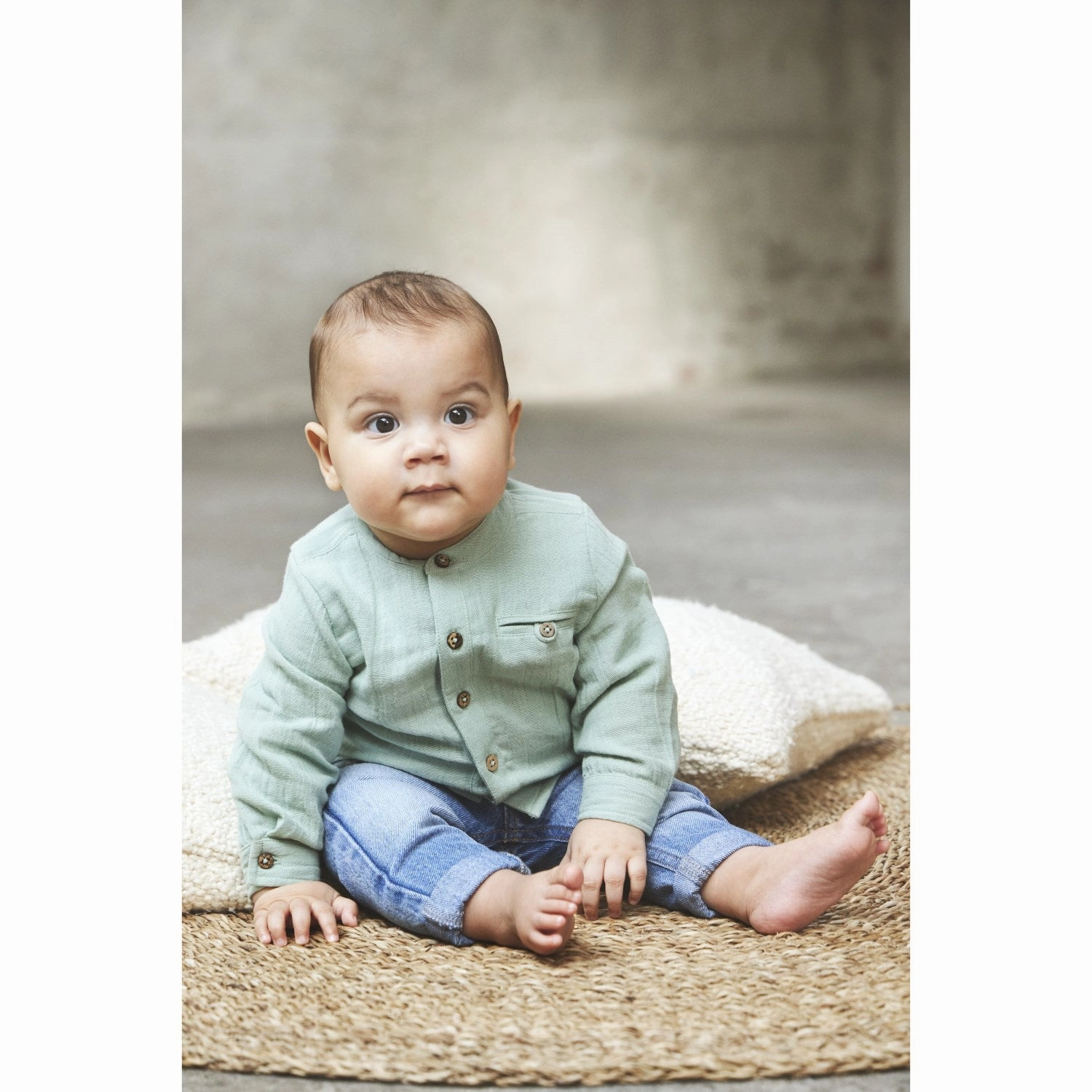 Snug fit Statement Piece En Fant Jadeite Shirt Muslin