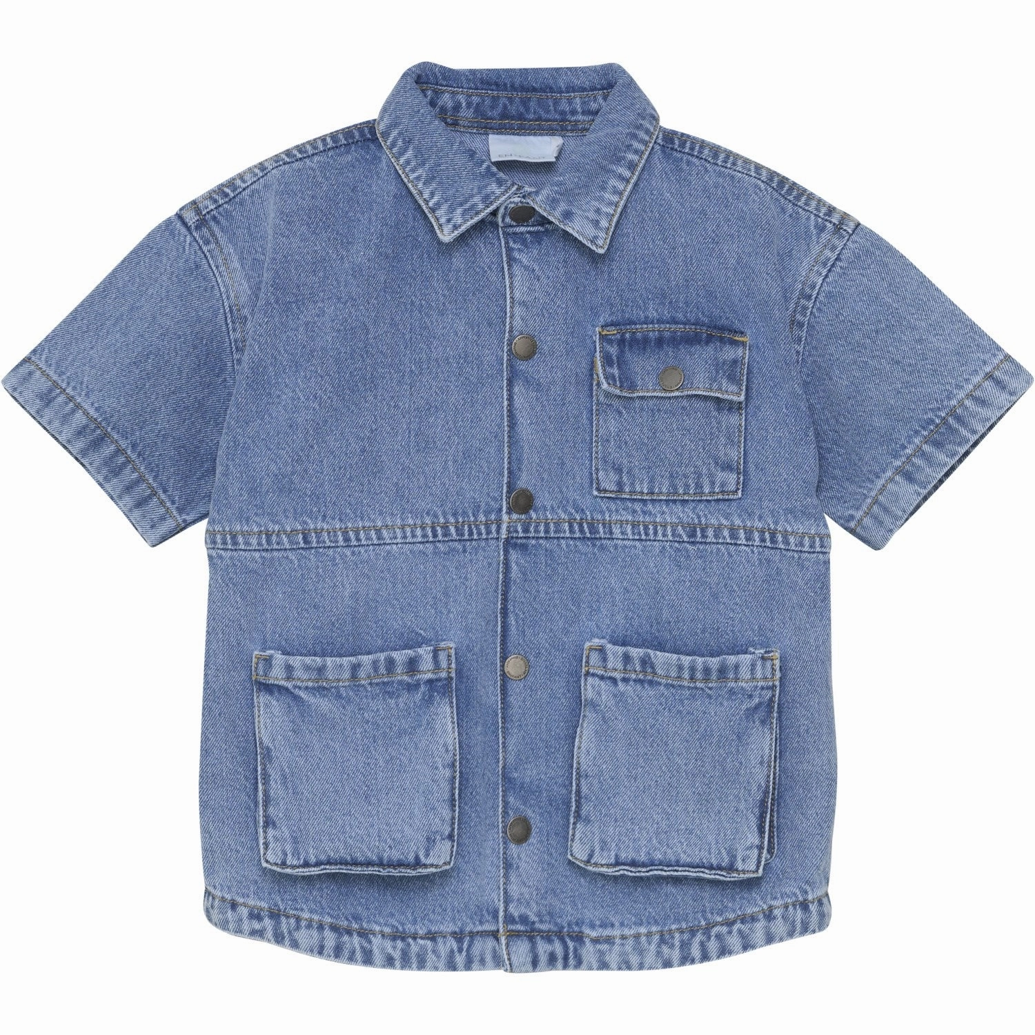 Soft Touch En Fant Light Denim Blue Shirt SS Denim
