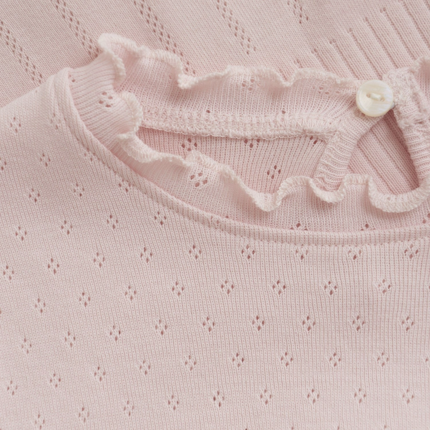 Christmas En Fant Veiled Rose T-Shirt Pointelle