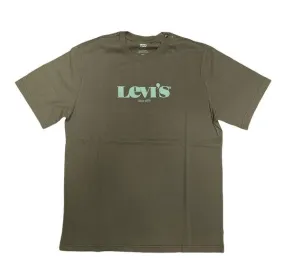 Durable Style Everyday Chic Levi's T-shirt in cotone da uomo 1873 161430295 verde militare