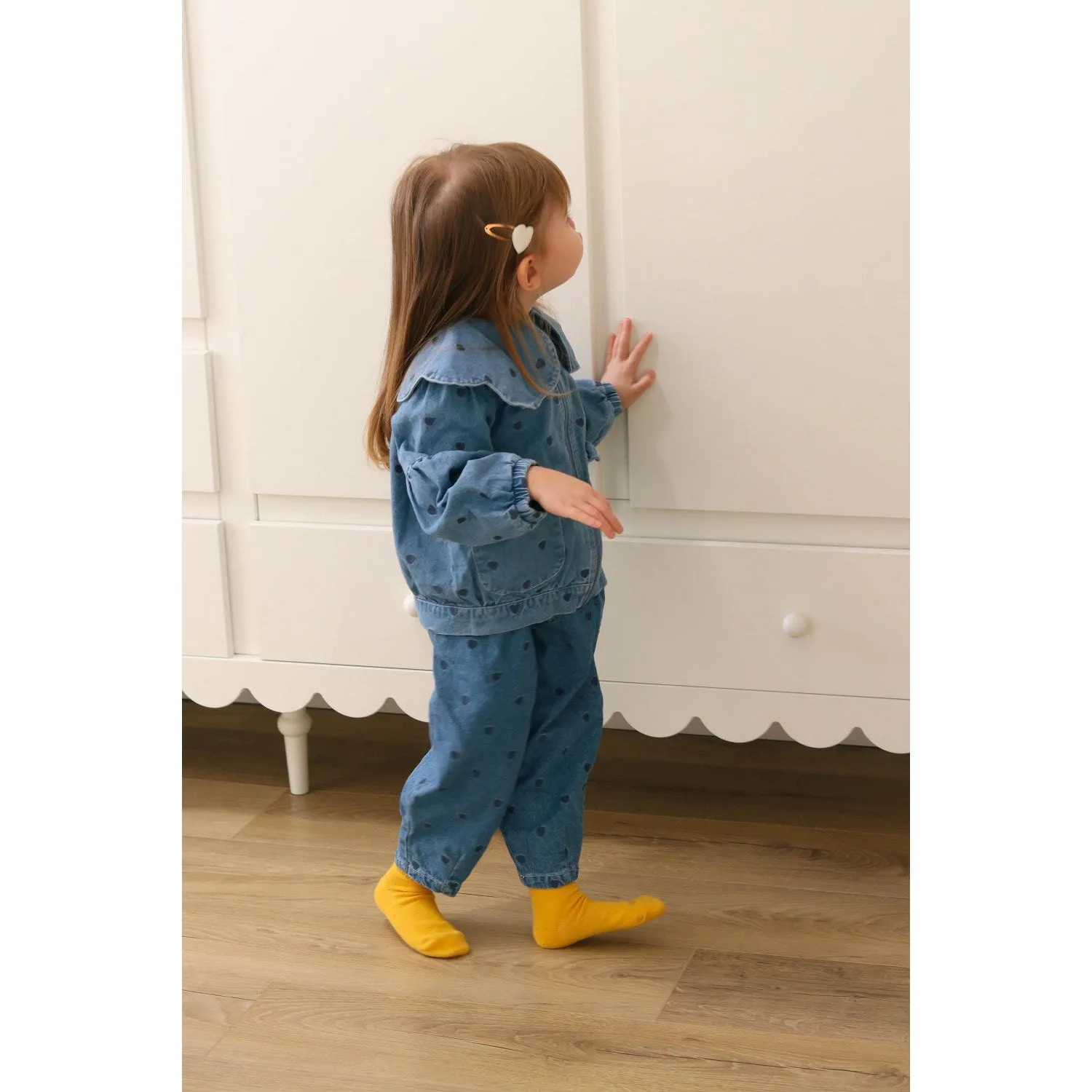 Fliink Light Denim Blue Donna Denim Pants Work Ready Soft