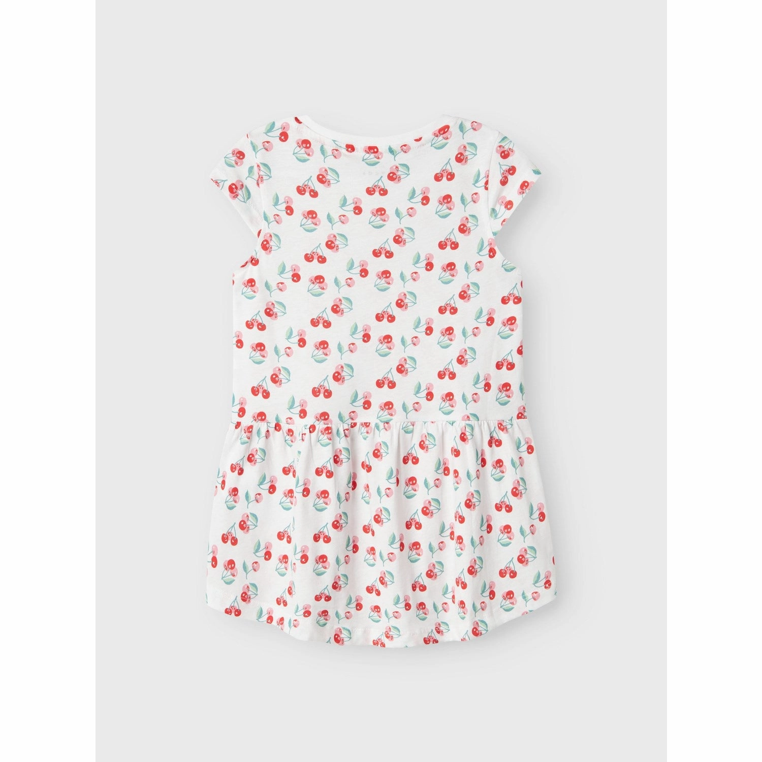 Grace Vibe Name It Bright White Cherries Vigga Dress Noos