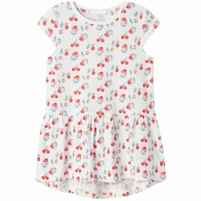 Must-have Anniversary-Event Name It Bright White Cherries Vigga Dress Noos