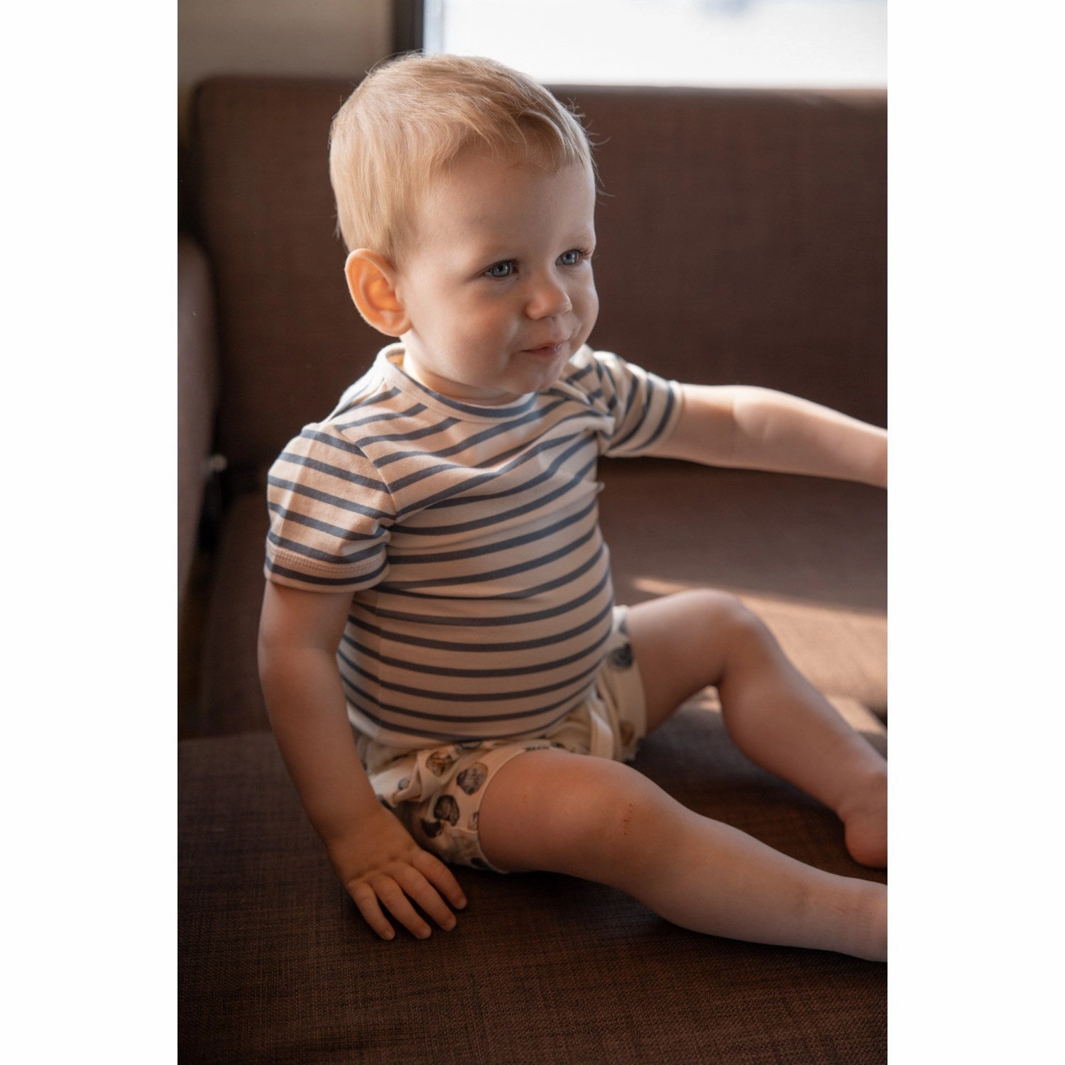 Petit Piao Blue Mirage T-Shirt S/S Baggy Sum Printed Stylish Comfort PreShrunkCotton