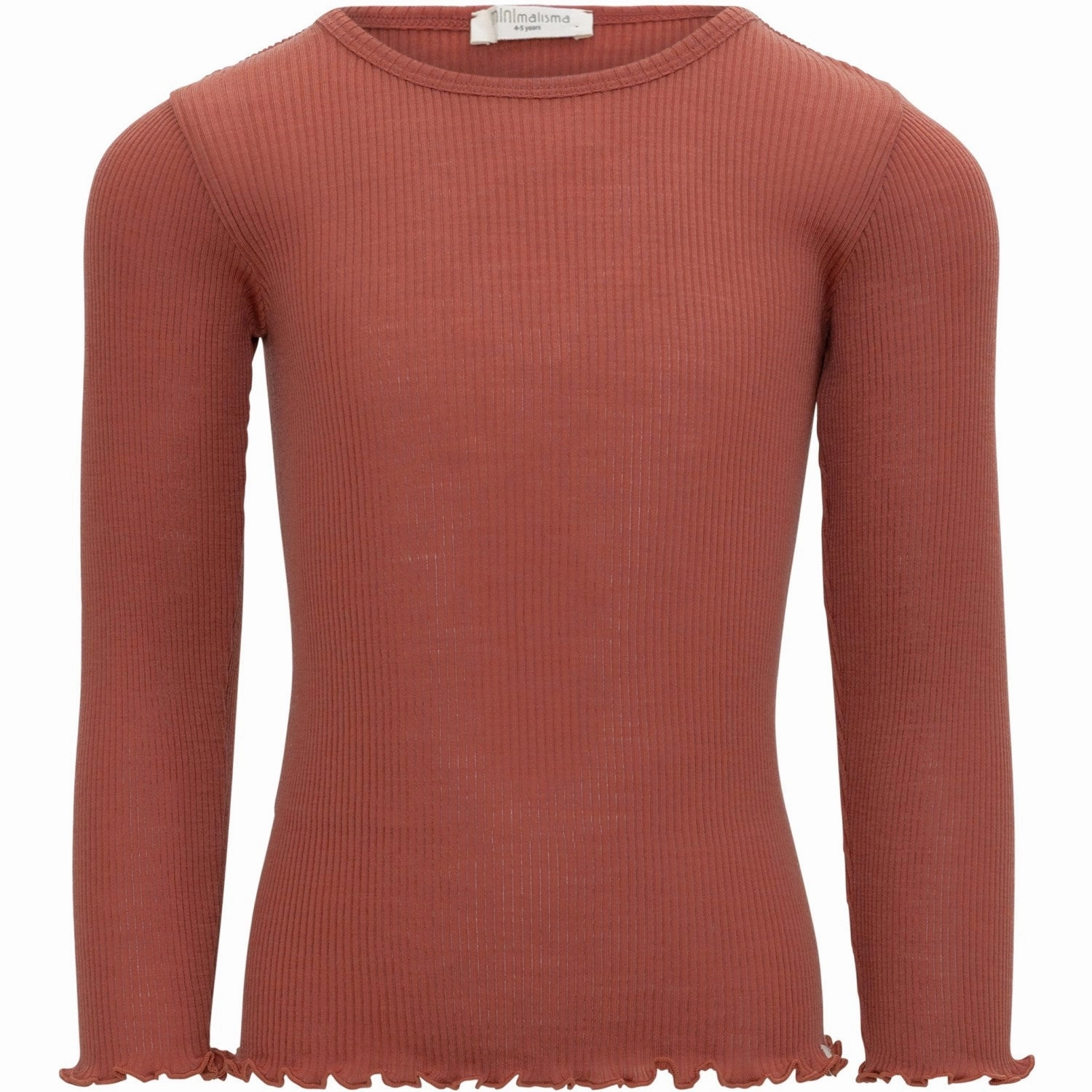 Minimalisma Autumn Blush Atlantic-Frill Blouse Eco Dye Technique hypoallergenic material