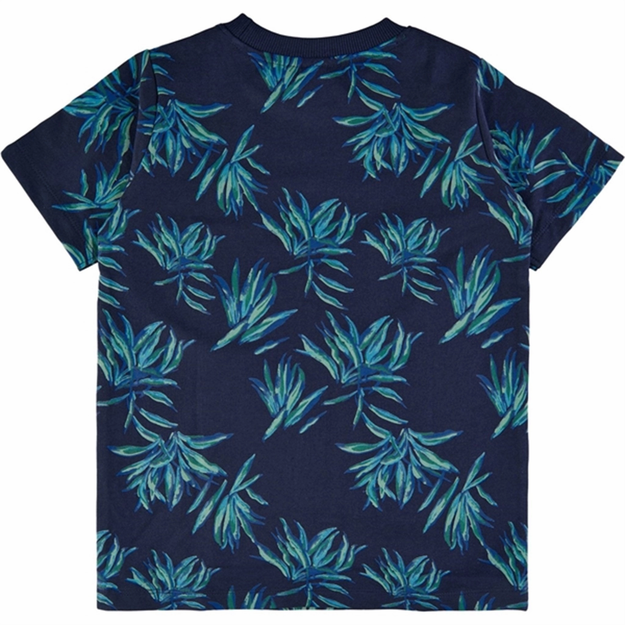 THE NEW Navy Blazer Leaf AOP Genuine T-shirt Chilly Layer