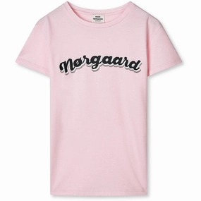 Mads N?rgaard Parfait Pink Single Organic Tuvina Tee Travel Outfit Chilly Layer