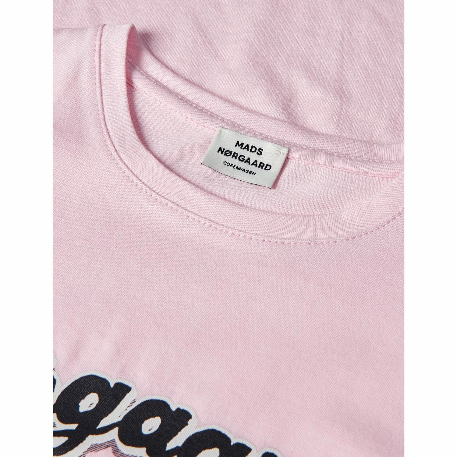 Mads N?rgaard Parfait Pink Single Organic Tuvina Tee Stylish Layering Breathable fabric