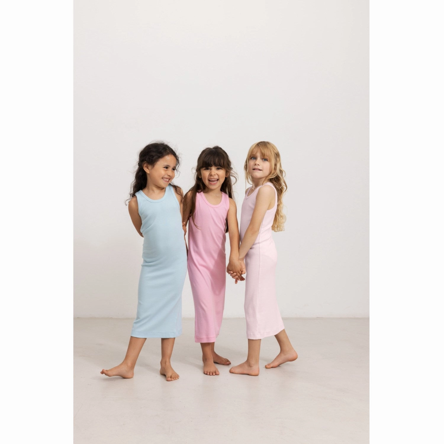 MarMar Modal Fine Rib Heavenly Blue Dudu Dress AntiFrayEdging