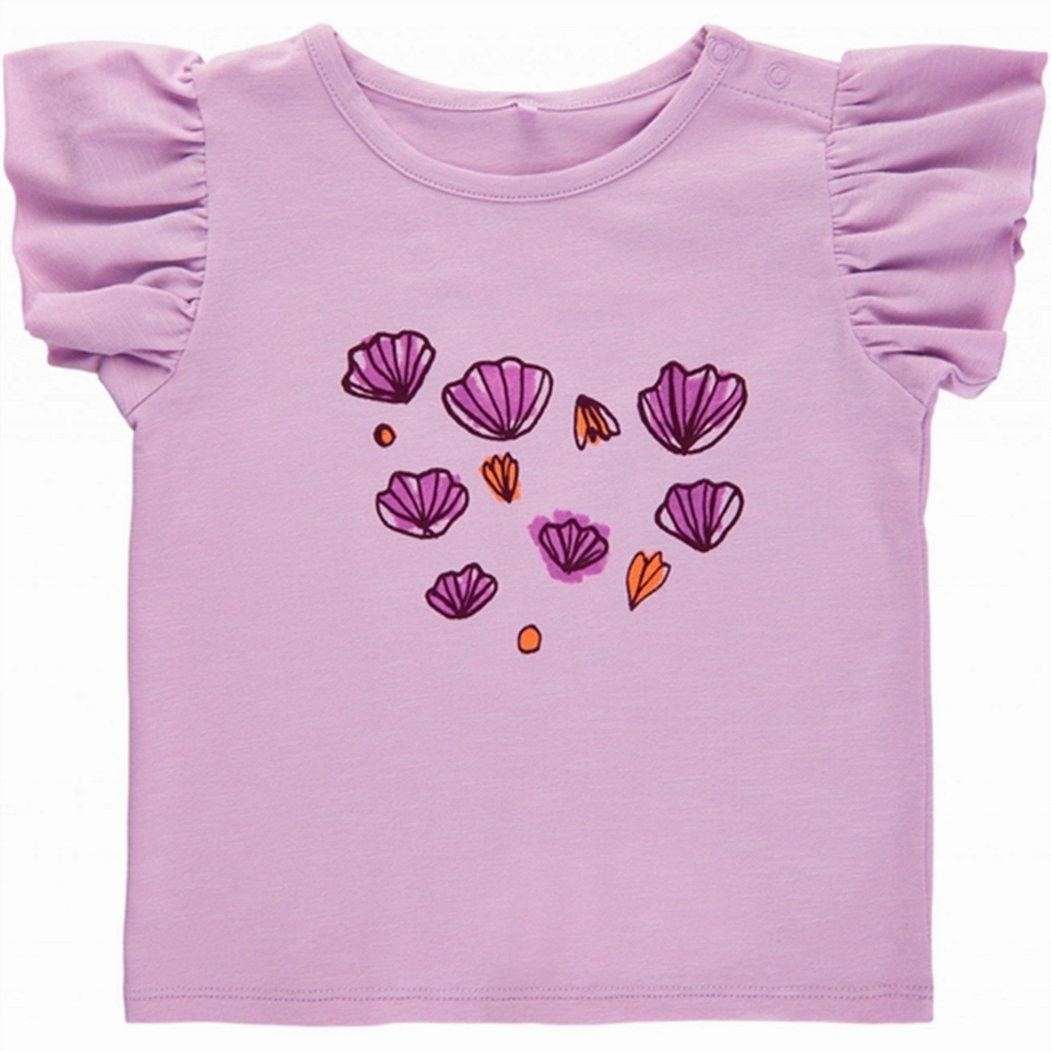 RecycledBlend Soft Gallery Orchid Bloom Jayda Seashells Tee