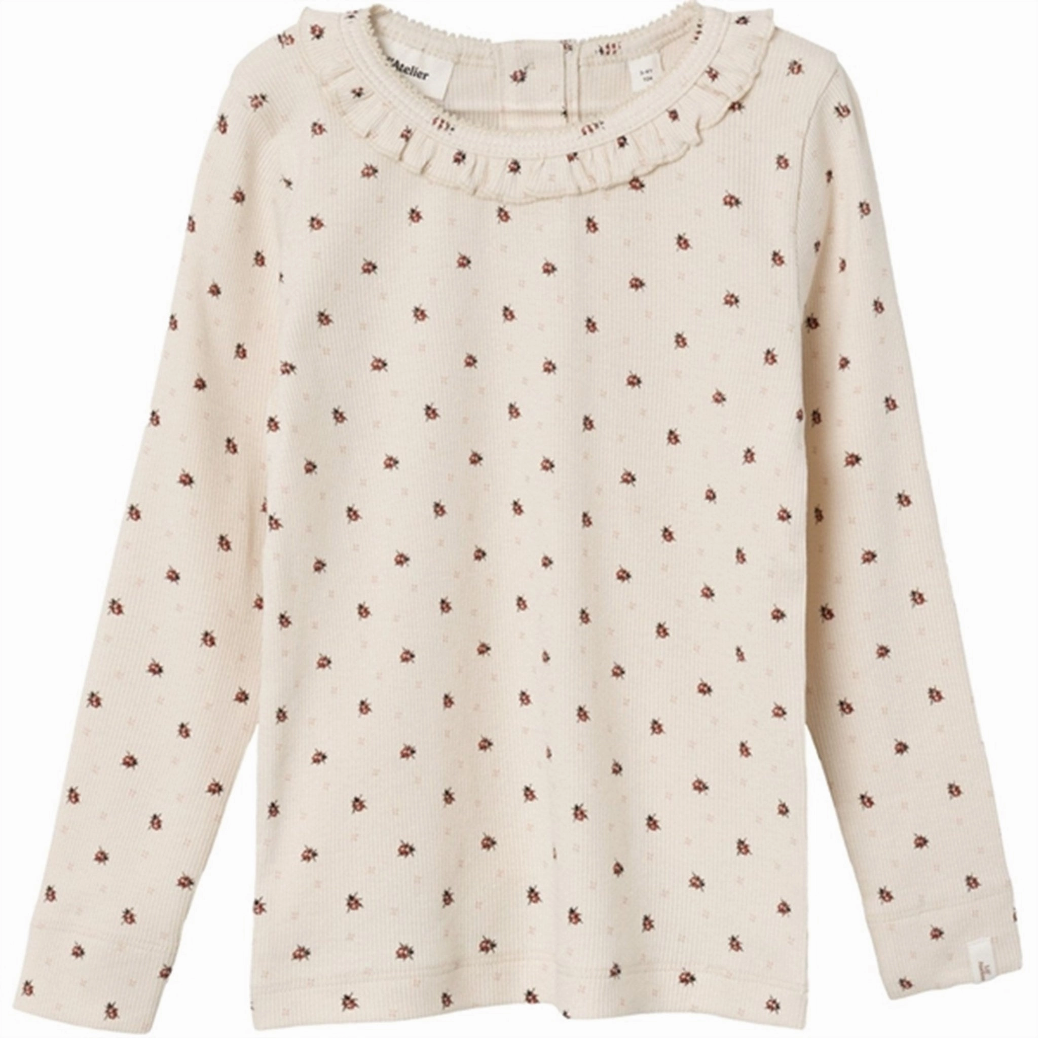 Abrasion resistant Cocktail Event Lil'Atelier Whitecap Gray/Baked Clay Gago Slim Blouse