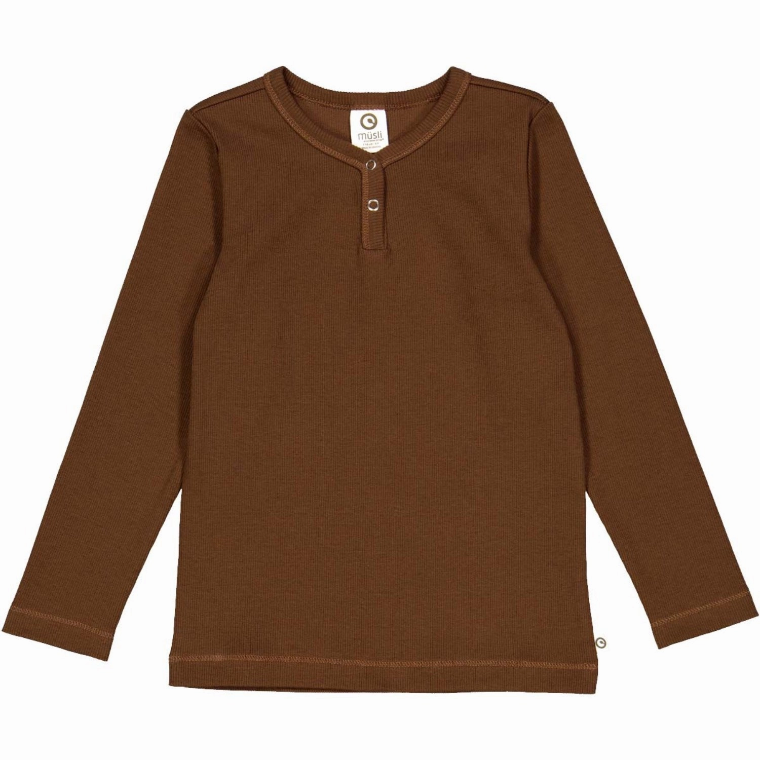 M??sli Bark Cozy Me Rib Blouse Seamless Side Panels Everyday Essential