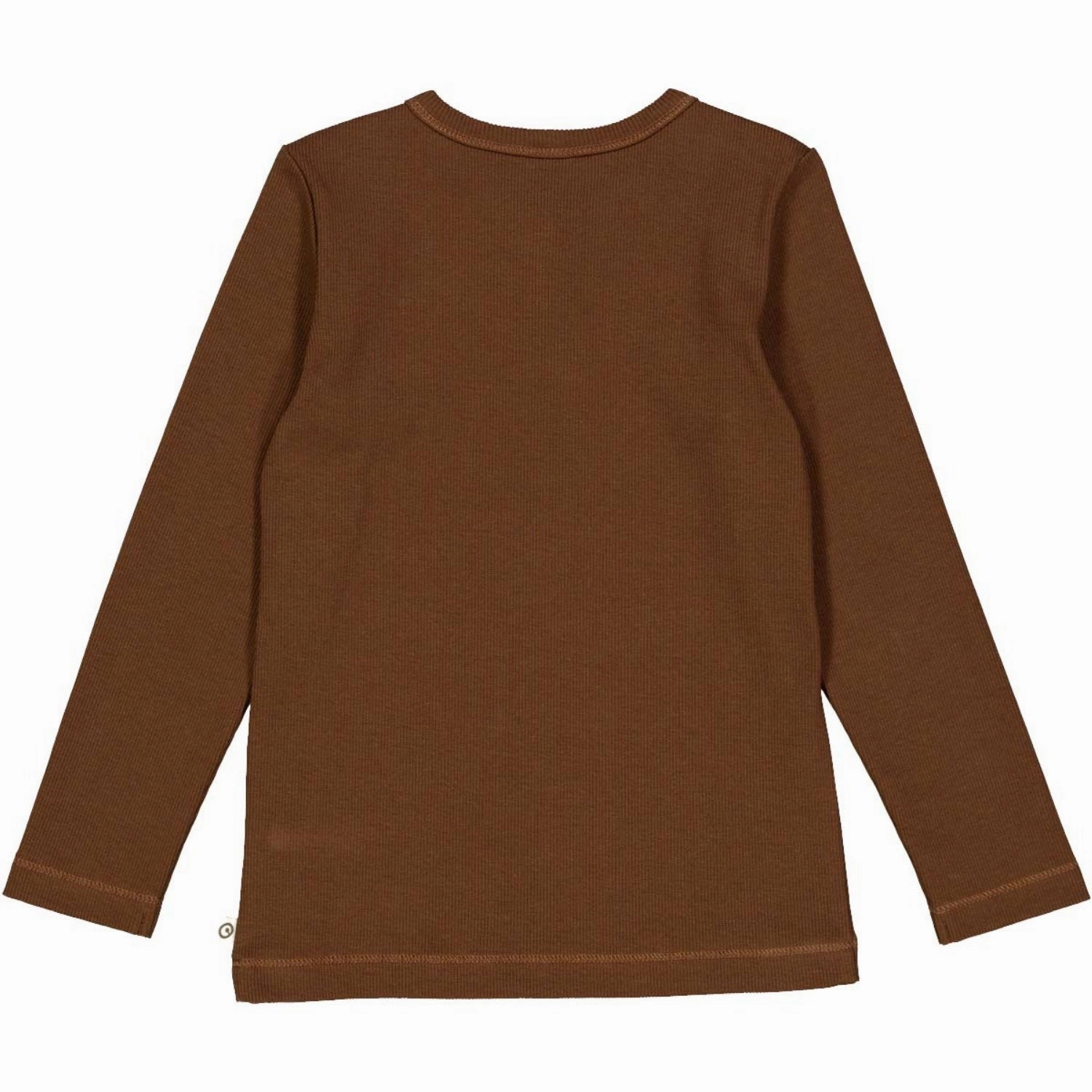 M??sli Bark Cozy Me Rib Blouse Seamless Shoulder Construction Geometric Print