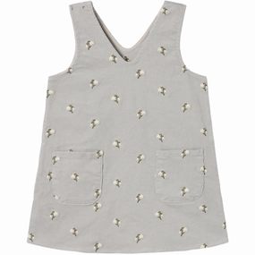 Active Moments Lil'Atelier Mirage Gray Nelly Coduroy Spencer Dress