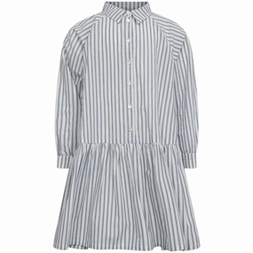 Sofie Schnoor Blue Striped Dress Smooth Layers