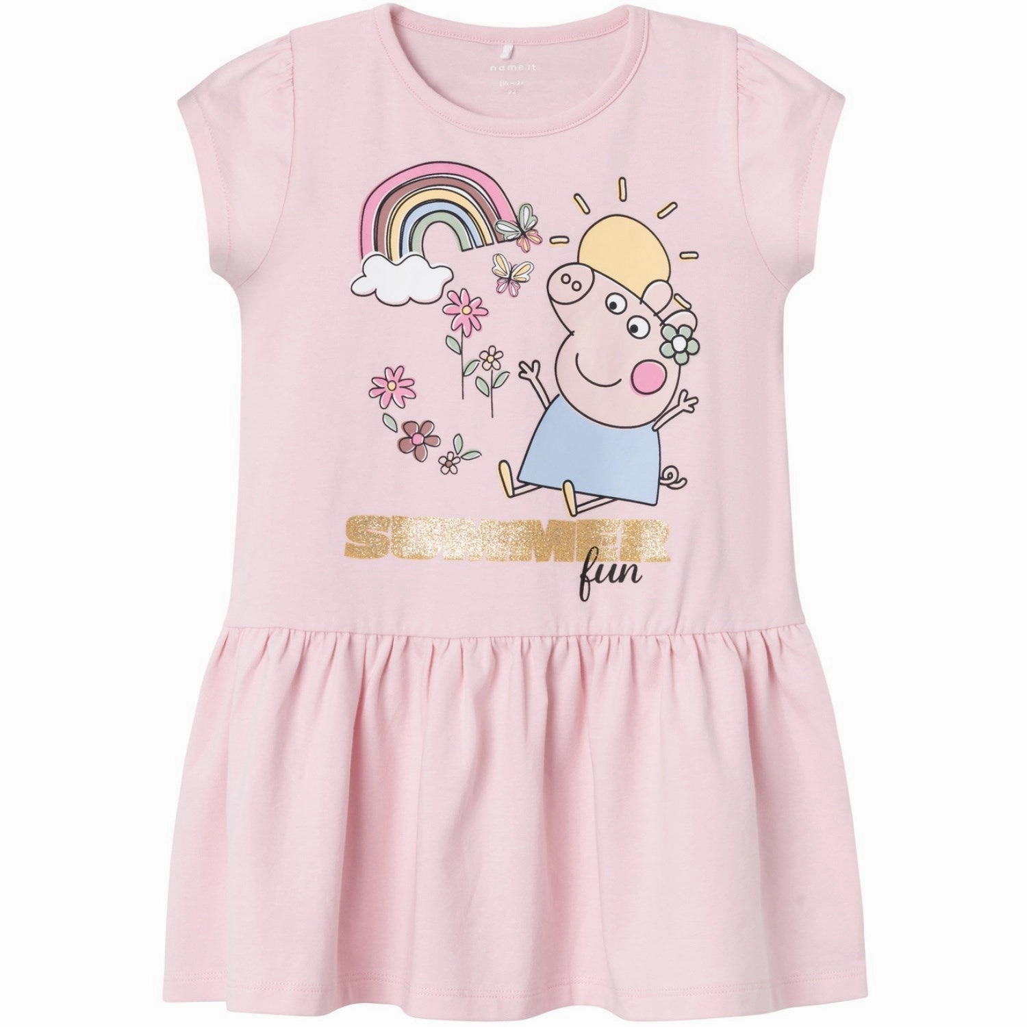 Neat Finish Name It Parfait Pink Arina Peppa Pig Dress