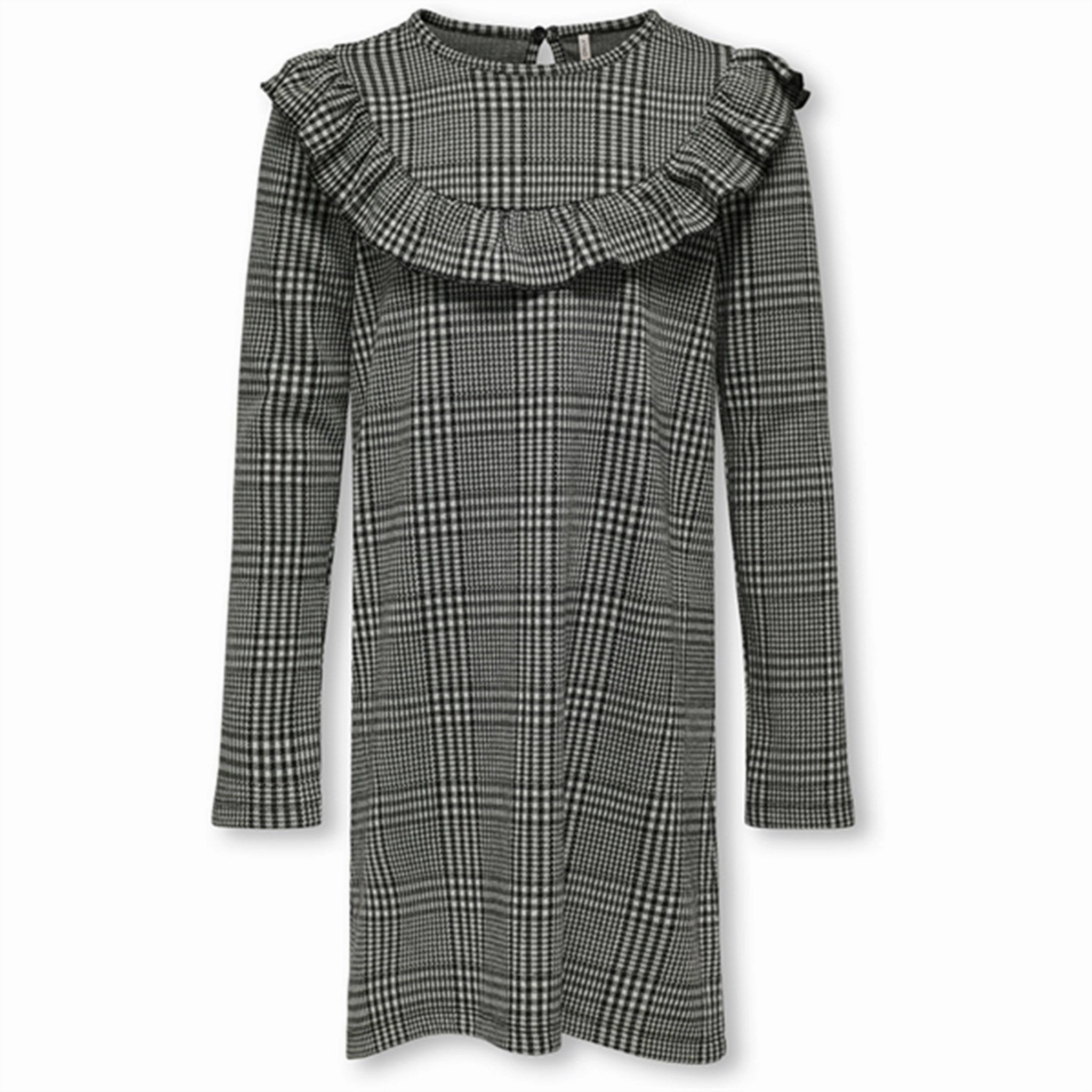 Pure Tone Kids ONLY Black Meduim Grey Allen Check Dress