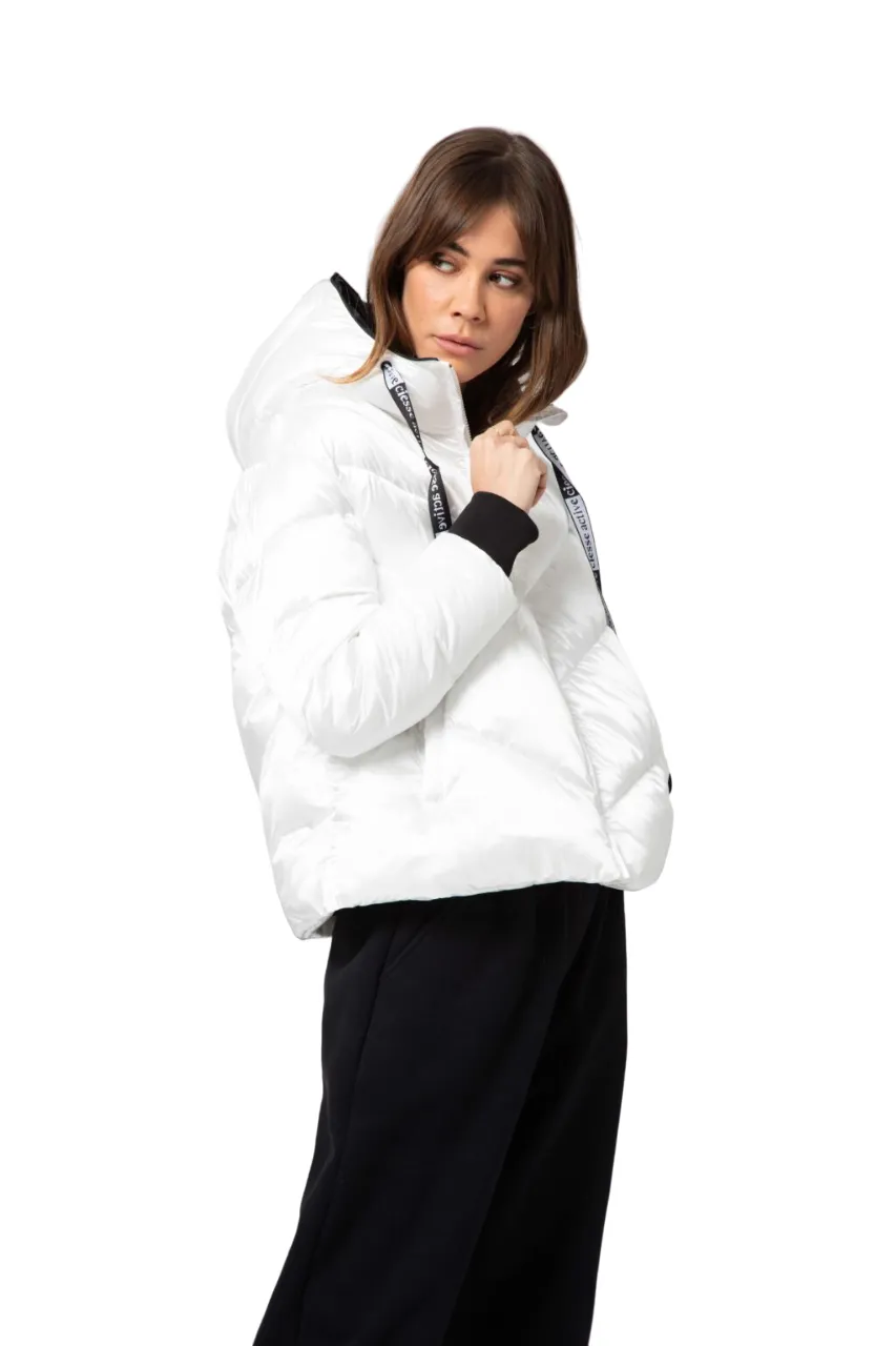 Ciesse Piumini giacca da donna Christa 236CAWJ05146 1182 bianco Button-up Impact