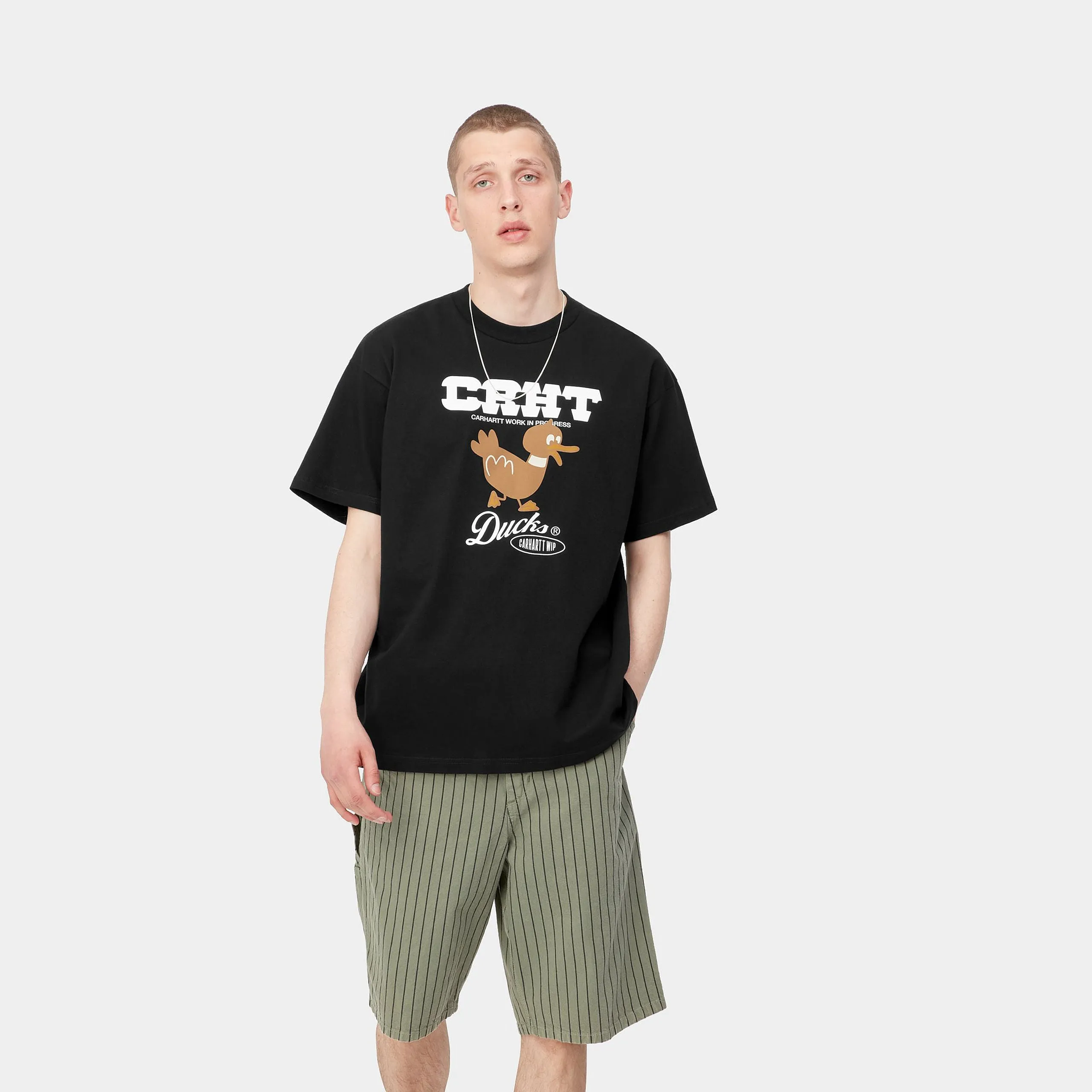NonRestrictive Cut Bohemian freedom Carhartt maglietta manica corta da uomo Ducks I030207 89 nero