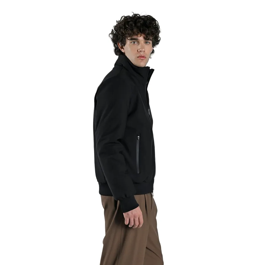 Reveal Packable design Canadian giubbotto da uomo con cappuccio Kris Winter CN.G224365/BLA nero