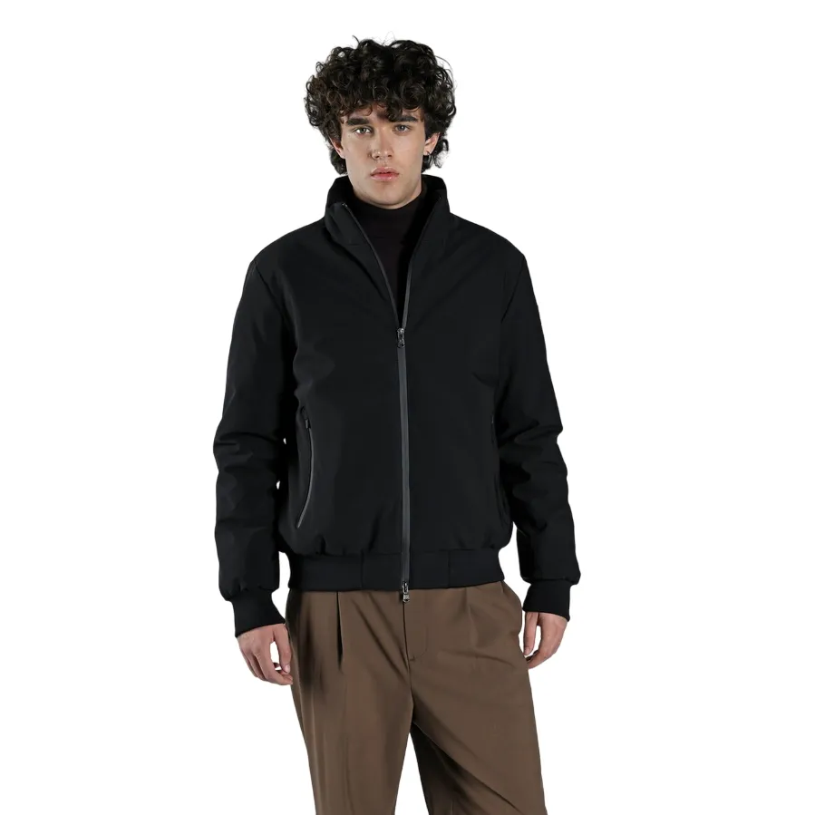 Sporty Design Canadian giubbotto da uomo con cappuccio Kris Winter CN.G224365/BLA nero
