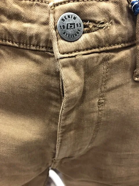 Stain Repellent Coating Active Comfort Wear Blend Pantalone 5tasche da uomo Twister flt 20713298 171118 beige