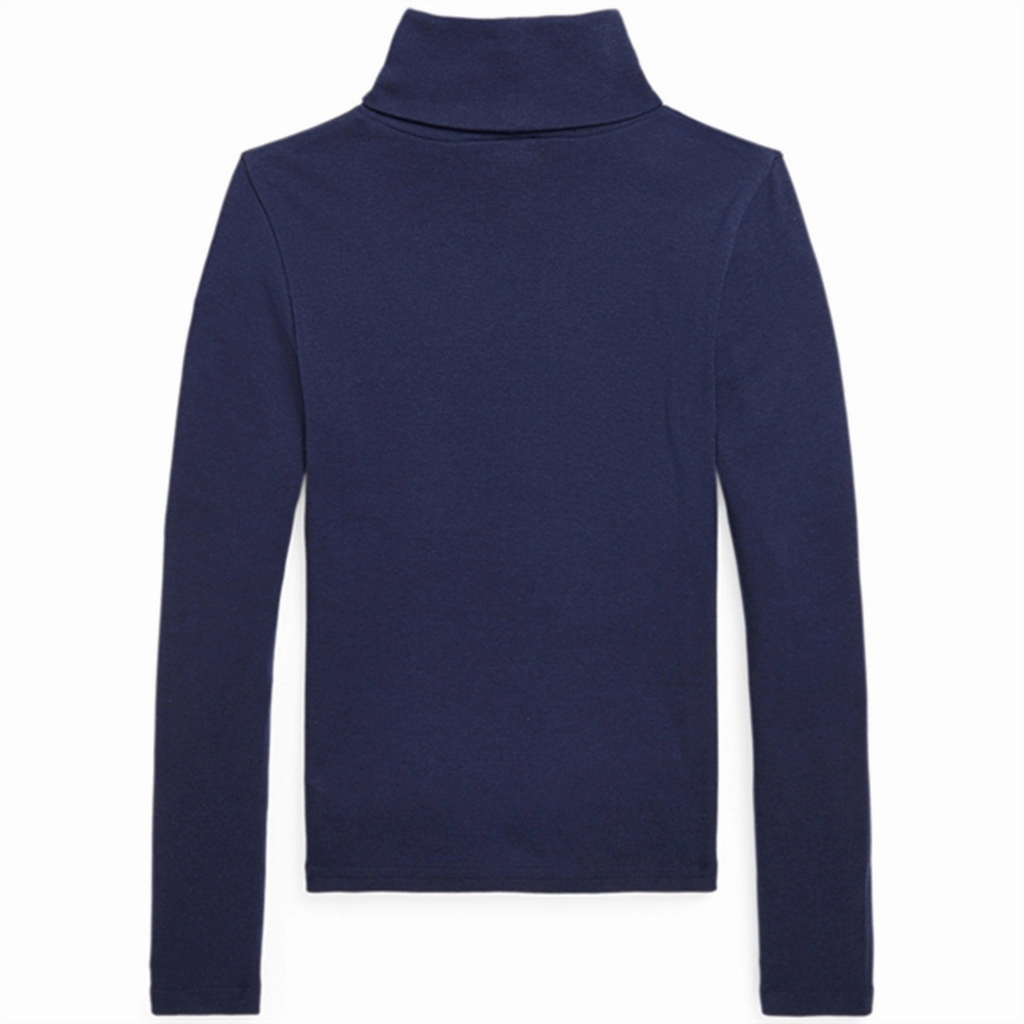 Functional Wear Polo Ralph Lauren Girl Long Sleeved Turtleneck French Navy