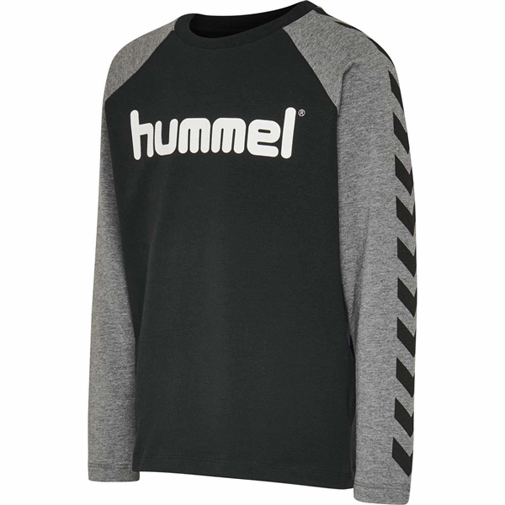 Hummel Black Dreng T-Shirt L/S Sophisticated Look Comfortable fit
