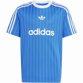 adidas Originals Blue T-Shirt Garment Dyed Technique