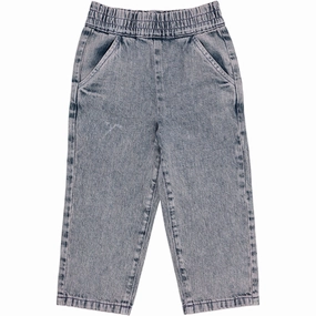 Simple Wear comfortable option COPENHAGEN COLORS Lavender Dyed Organic Chinos W. Bow, Regular Fit