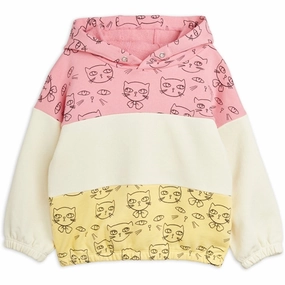 Abrasion Resistant Fabric Armadillo like Mini Rodini Pink Cathlethes Aop Hoodie Sweat