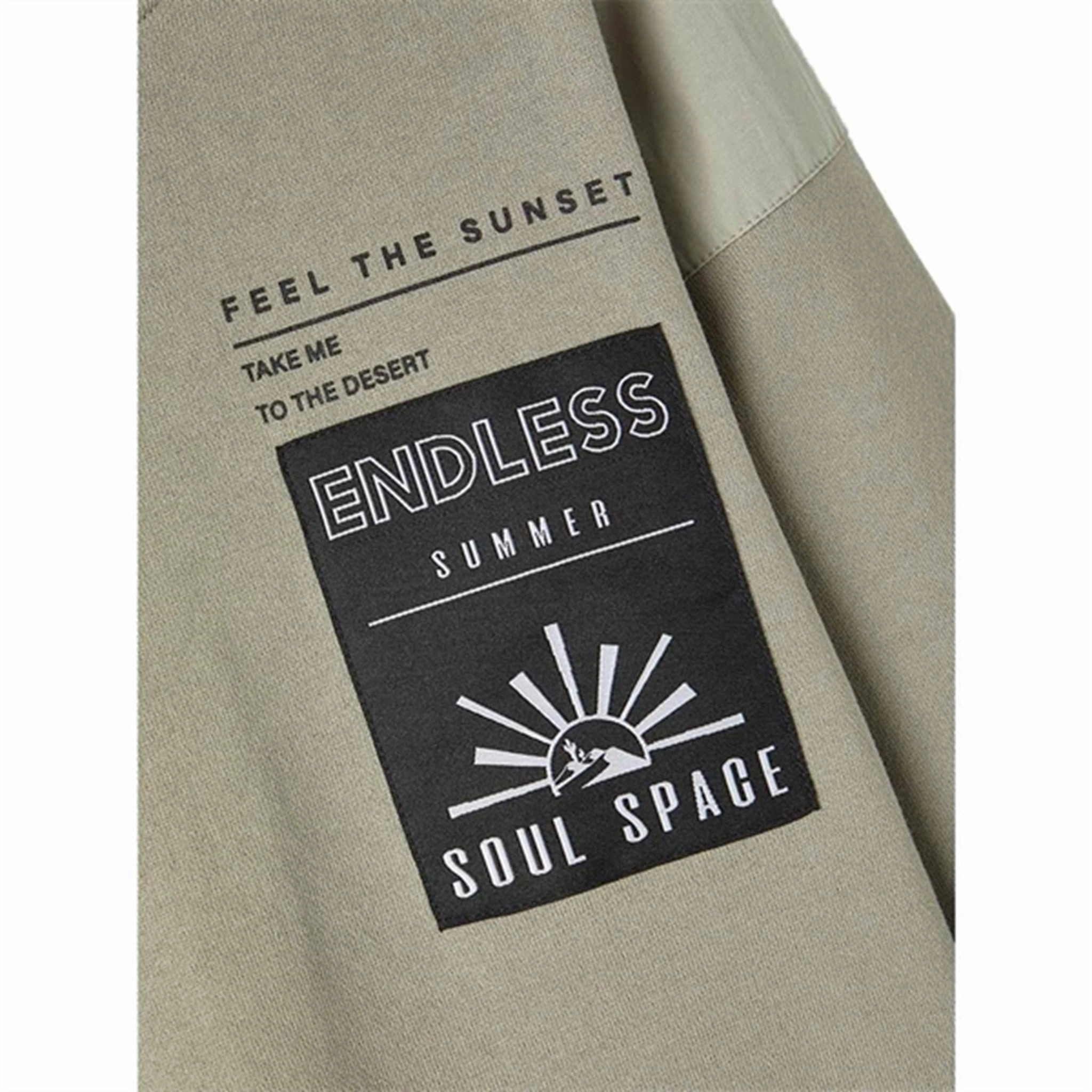 Pockets Name it Dried Sage Hagnus Loose Sweatshirt