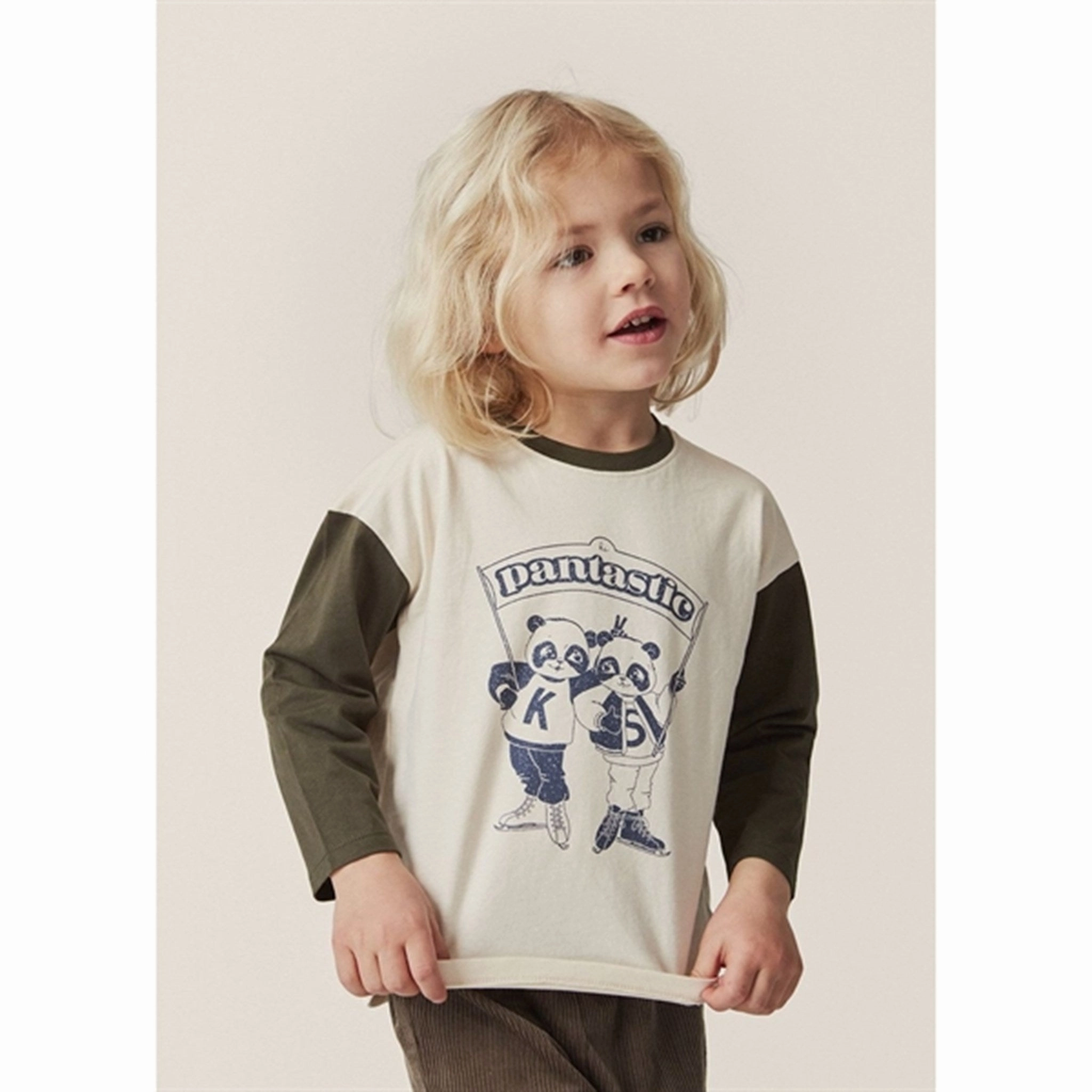 Embellished Neckline Quick Release Placket Konges Sl?jd Turtledove Cosy Blouse