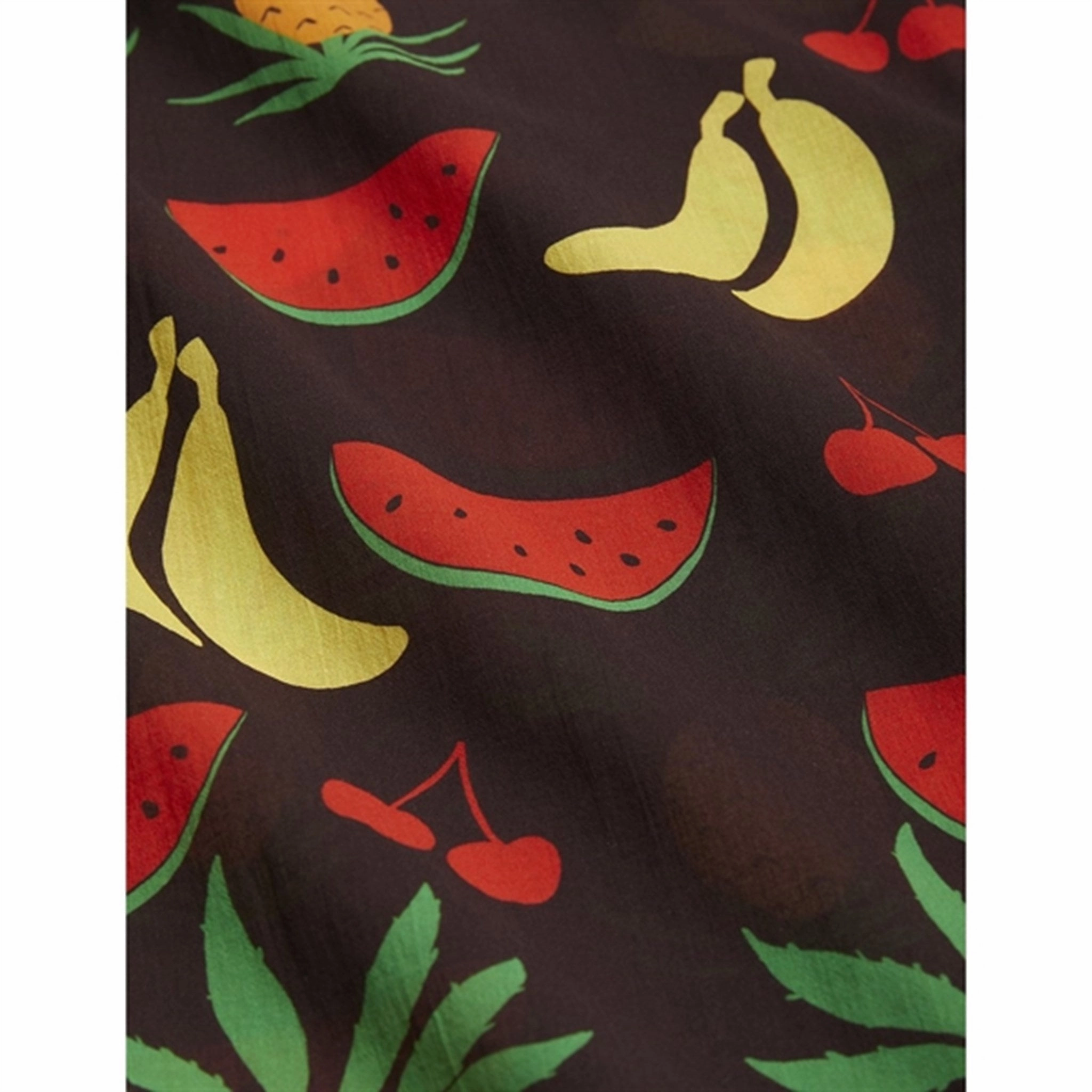 Chic Fit Wear Mini Rodini Fruits Aop Woven Ss Dress Brown