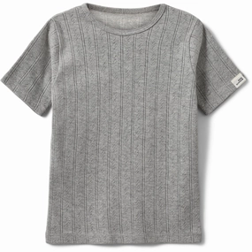 Sofie Schnoor Grey Mel Pipersk T-Shirt Hiking durability Timeless Design